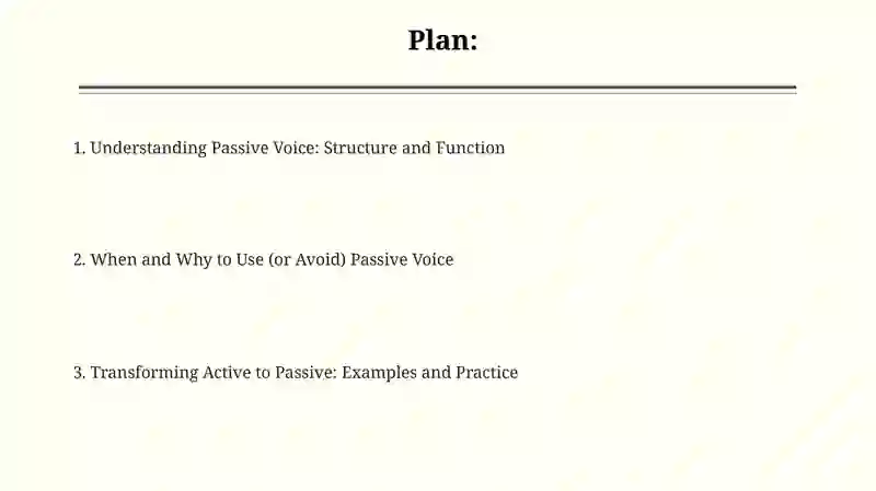 Passive voice 2