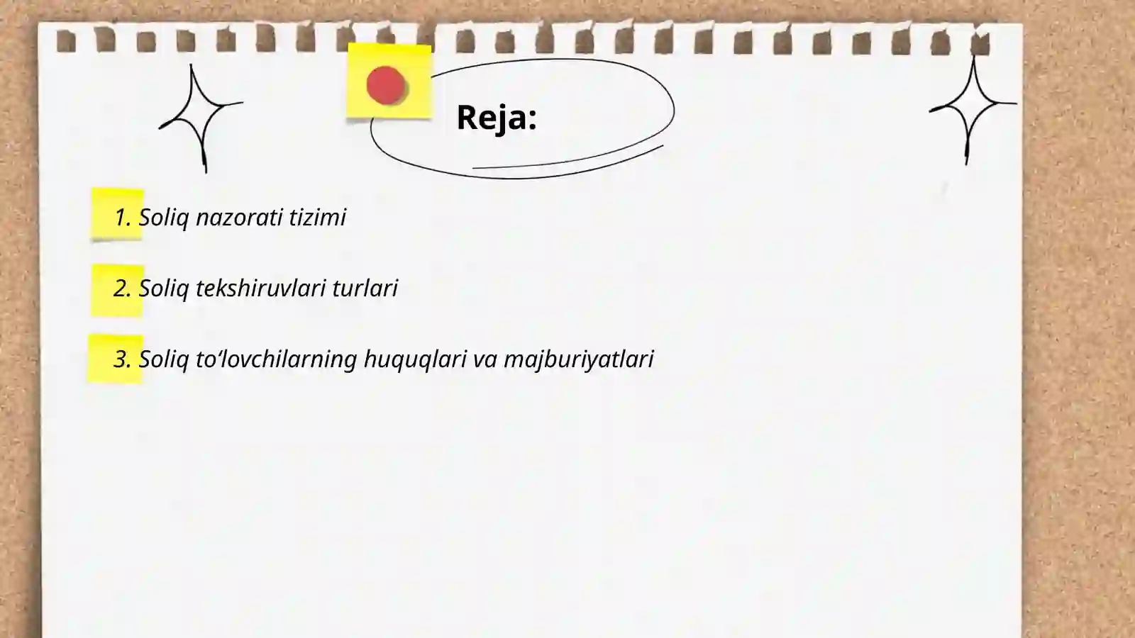 Soliq nazorati hamda soliqga oid huqugbuzarliklar va ularni sodir erganlik uchun javobgarlik 2