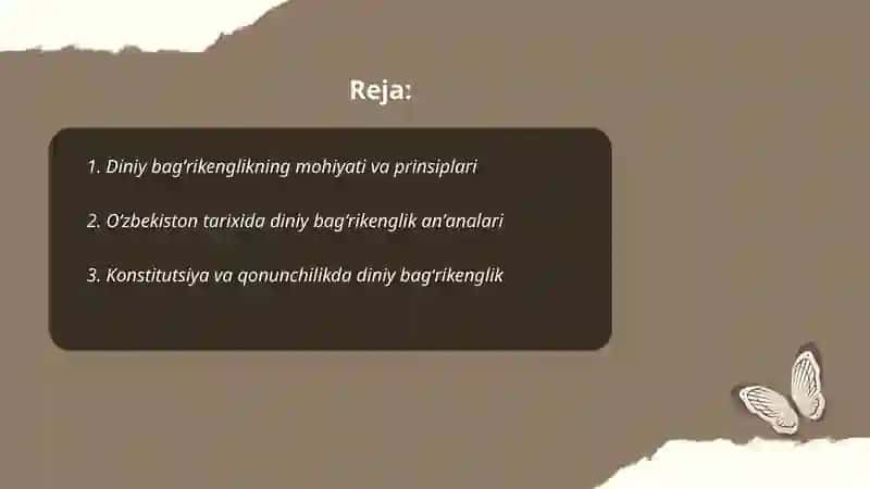 Diniy Bagʻrikenglik 2