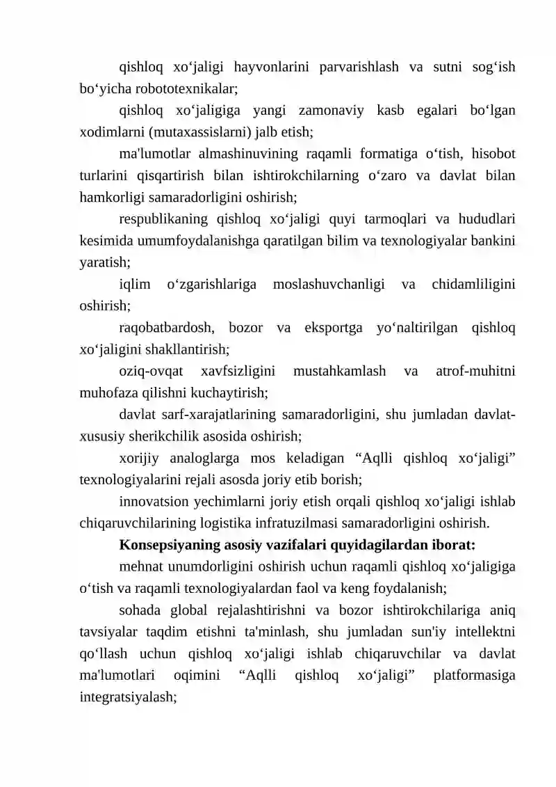 "Aqlli qishloq xo‘jaligi" texnologiyalari 2