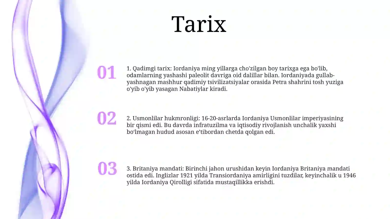 Iordaniya Tarixi 2