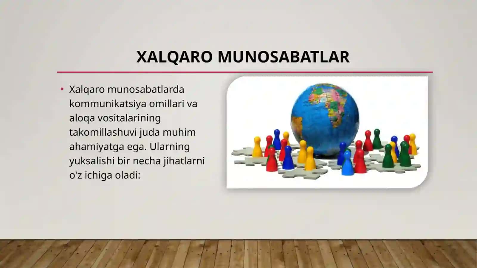 Xalqaromunosabatlarda kamunkatsiya omillarining yuksalishi va aloqa vositalari takomillashuvi 2