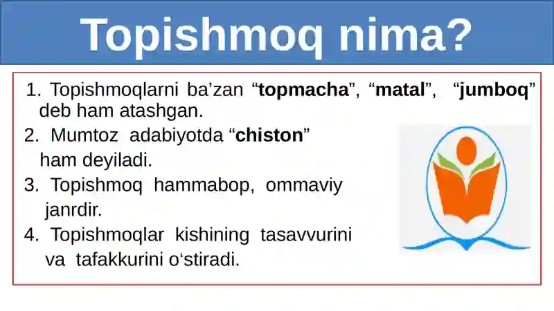 Topishmoqlar 2