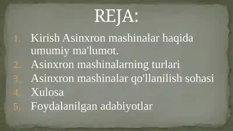 Asinxron mashinalar 2