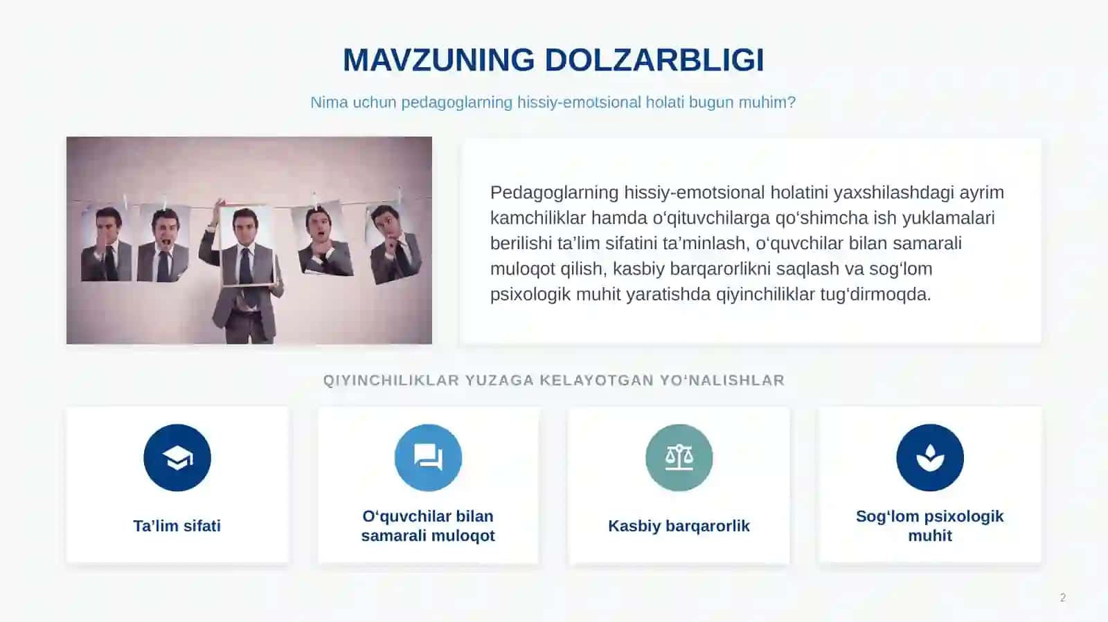 Pedagoglarning Hissiy-Emotsional Holatini Yaxshilash 2