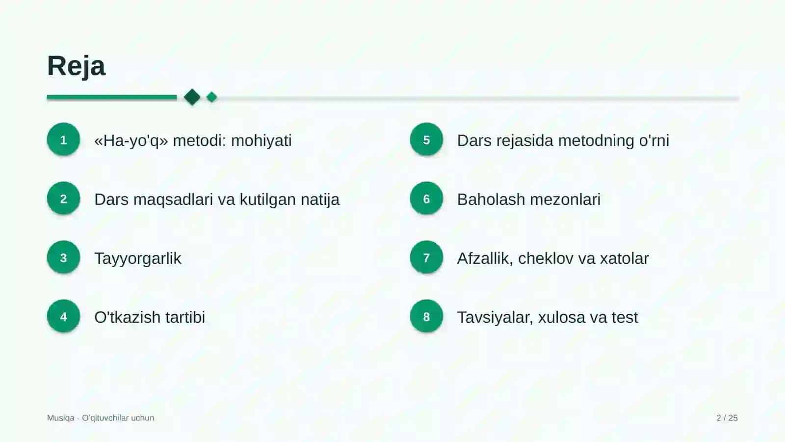 musiqa darslarida ha yo'q metodidan foydalanish 1752 2