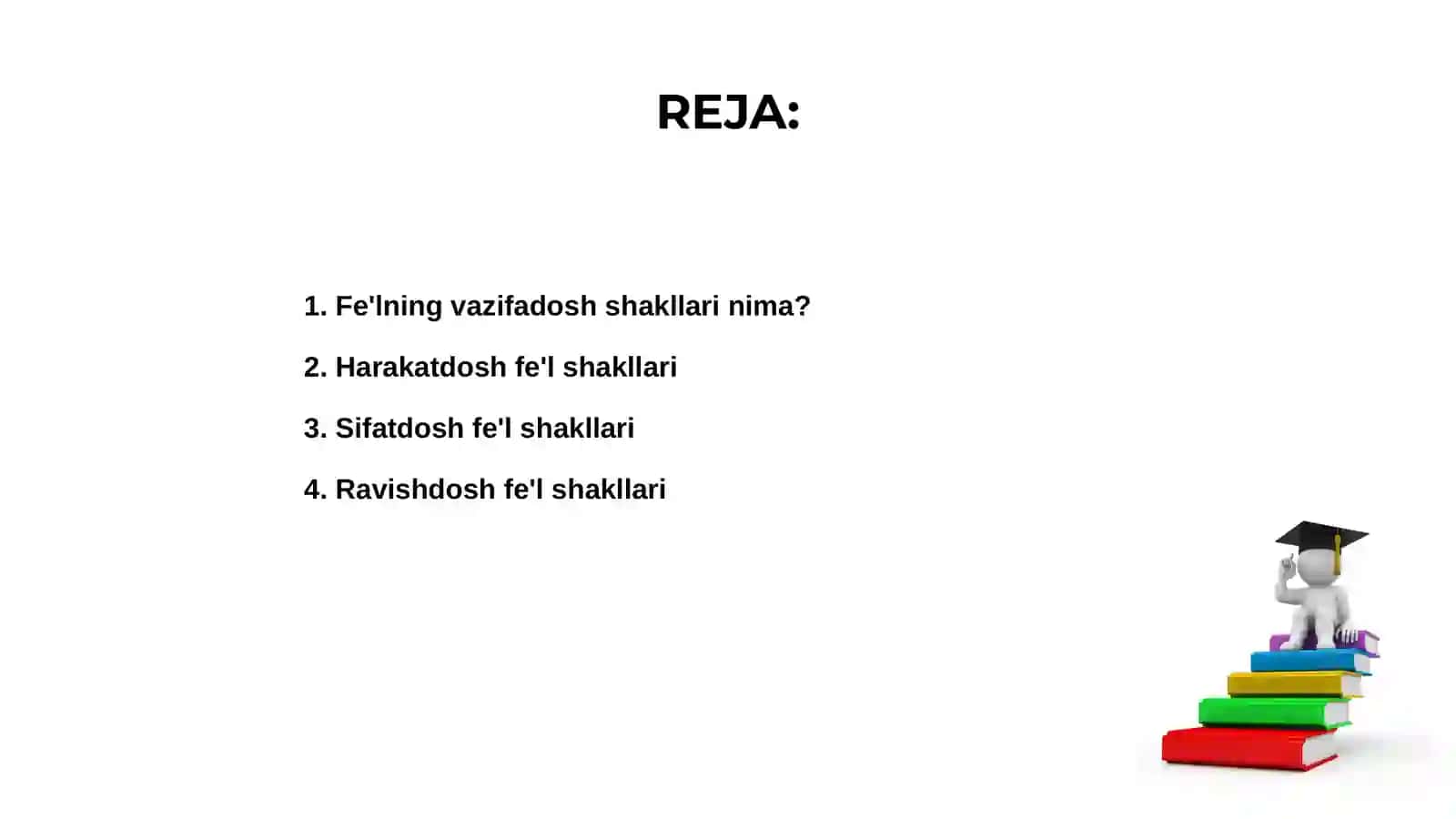 Fe'lning vazifadosh shakllari 2