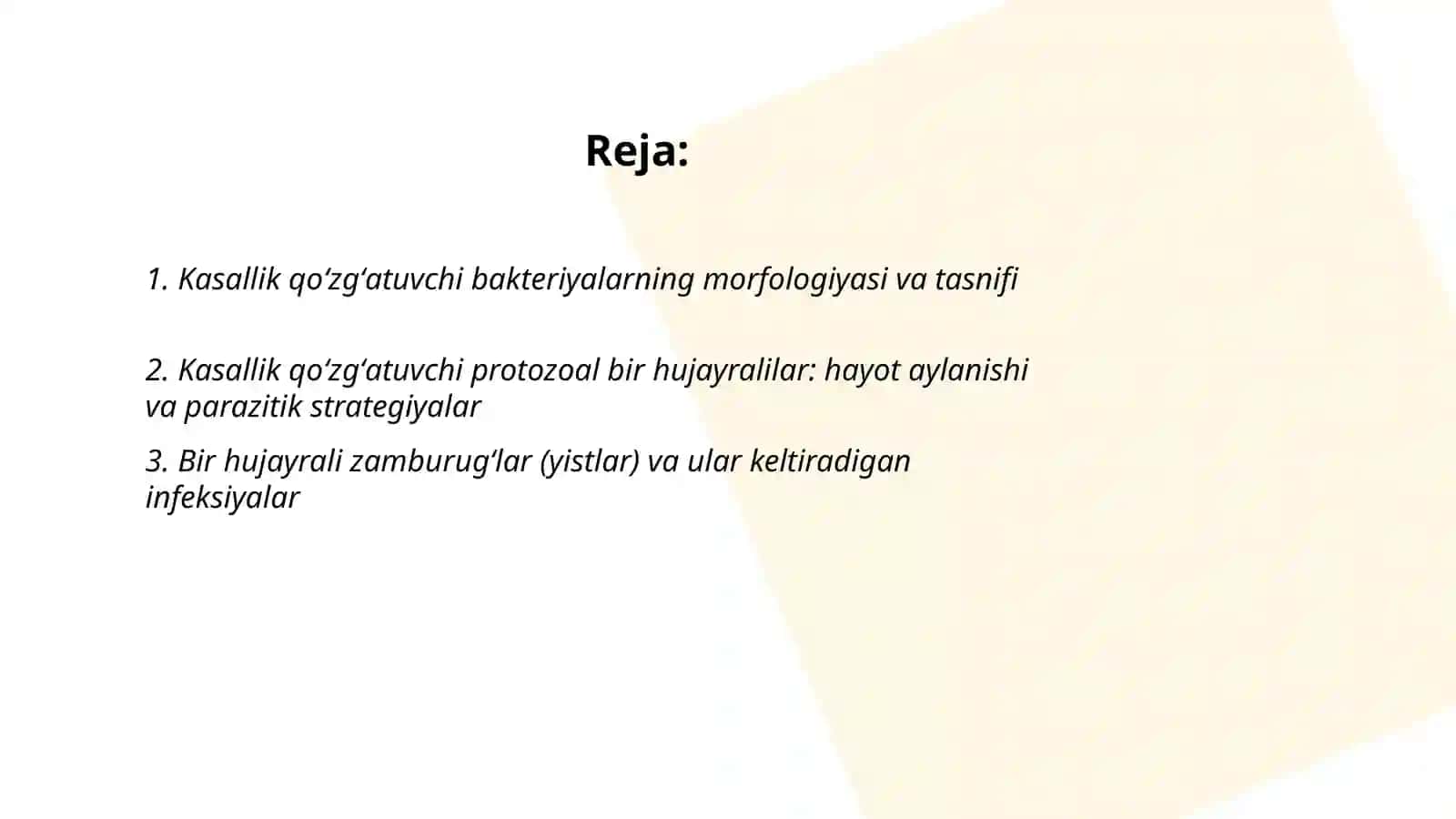 Kasallik qoʻzgʻatuvchi bir hujayralilar 2