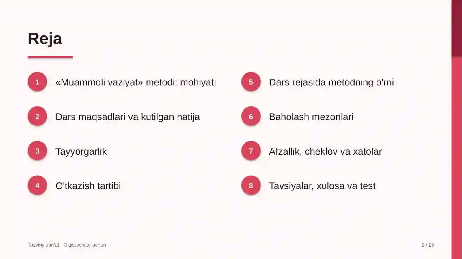 tasviriy san'at darslarida muammoli vaziyat metodidan foydalanish 3701 2
