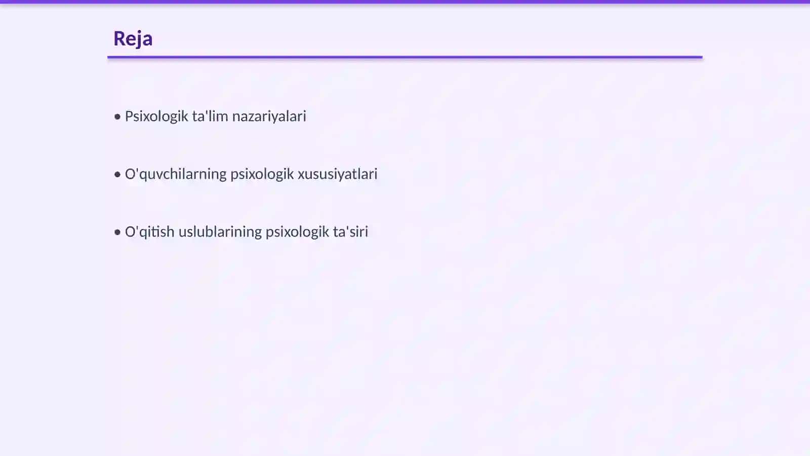 Psixologiya oʻqitishning psixologik jabhalari 2