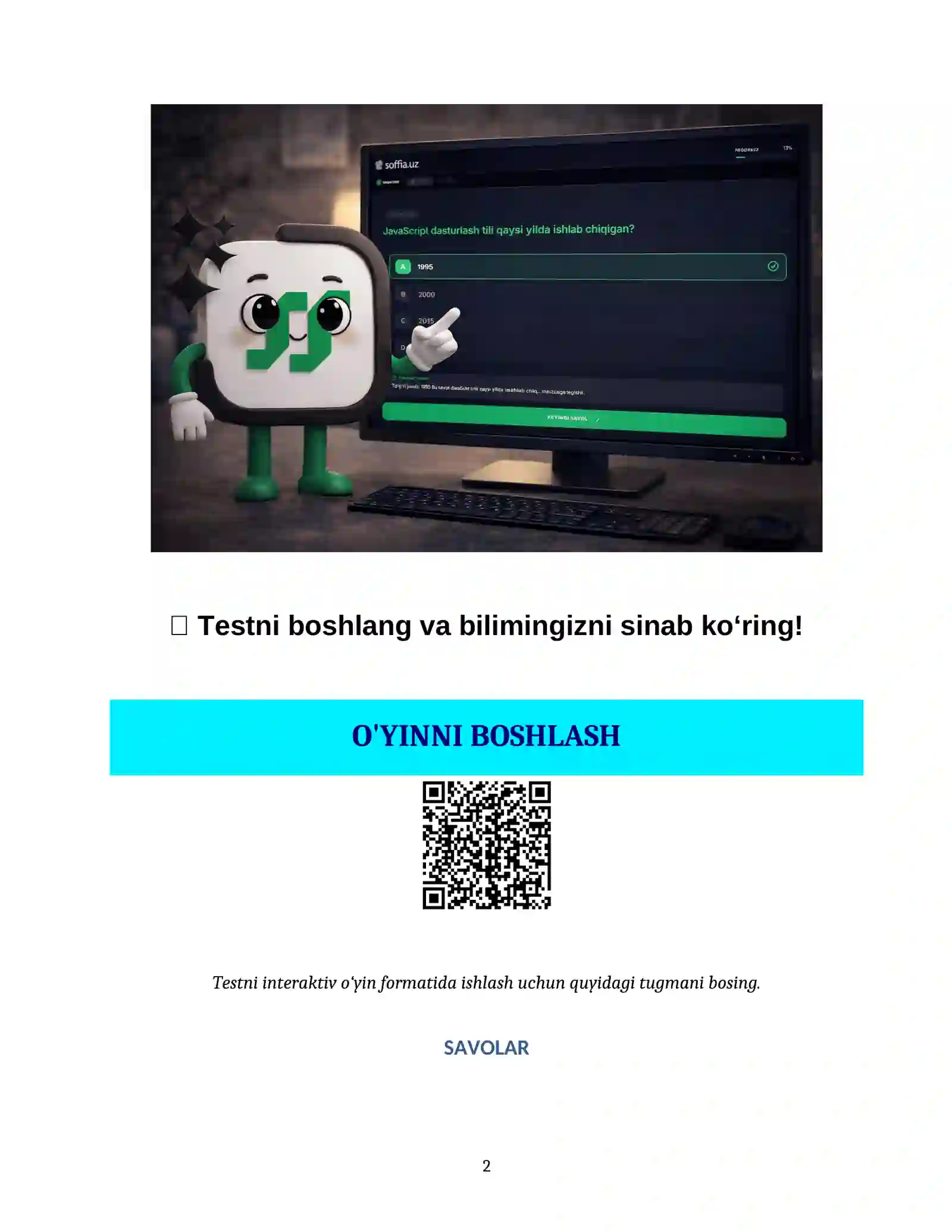 INGLIZ TILI: CEFR (B1/B2) DARAJASI UCHUN GRAMMATIKA VA LUG'AT BOYLIGI TESTLARI 2