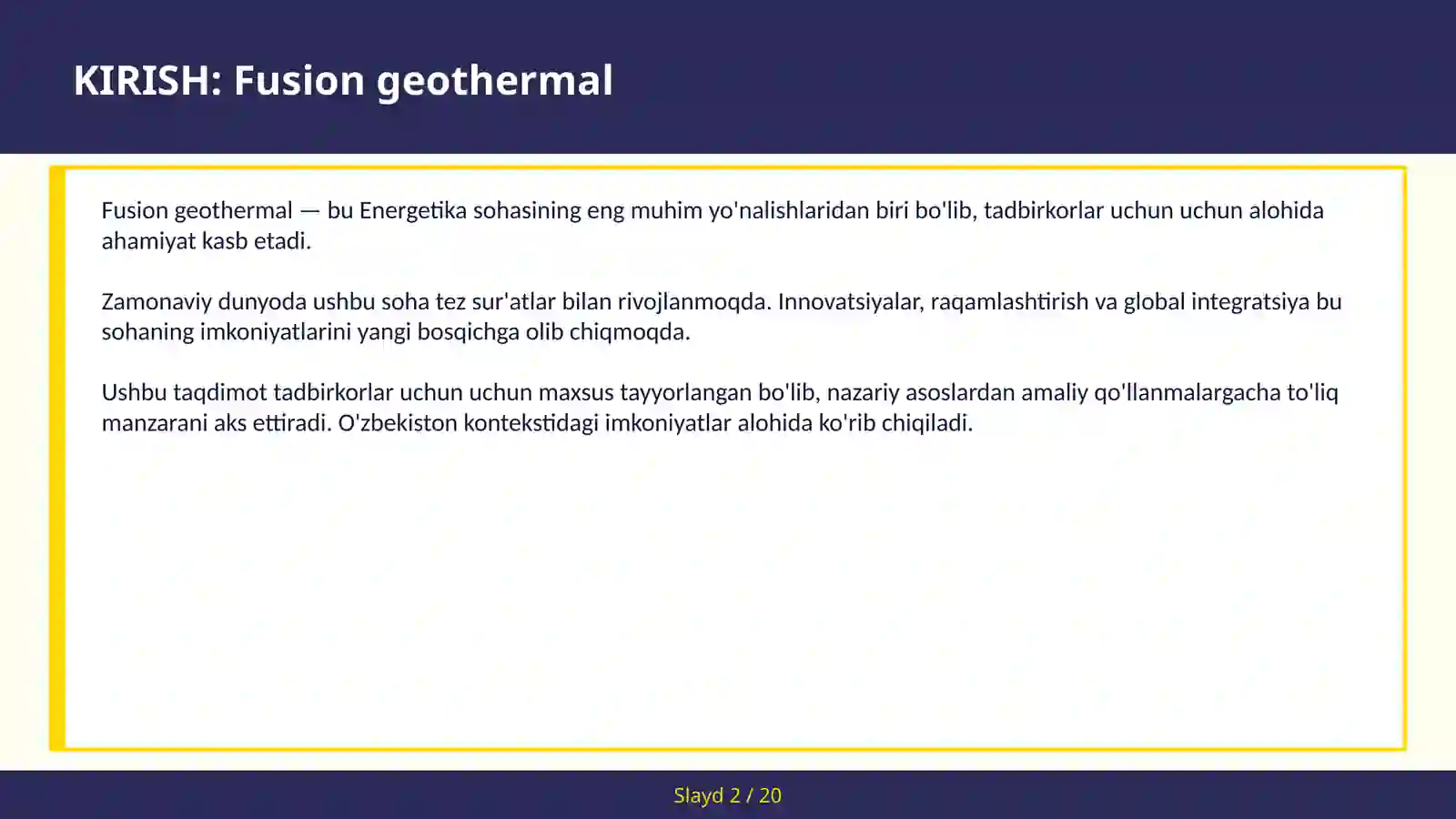 Fusion geothermal 2