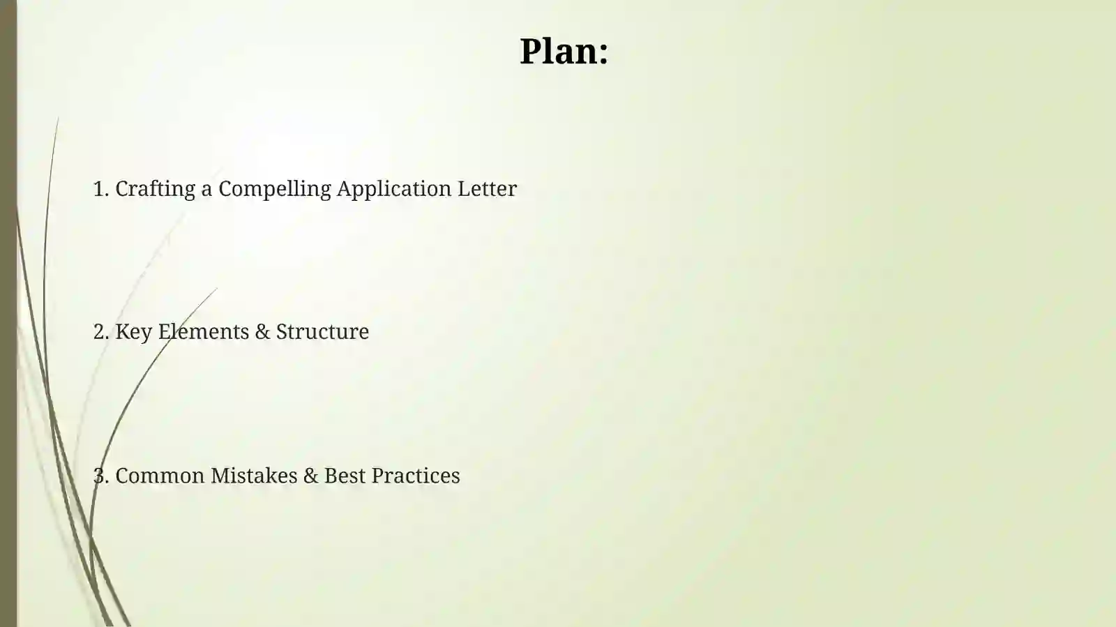 Application letter 2
