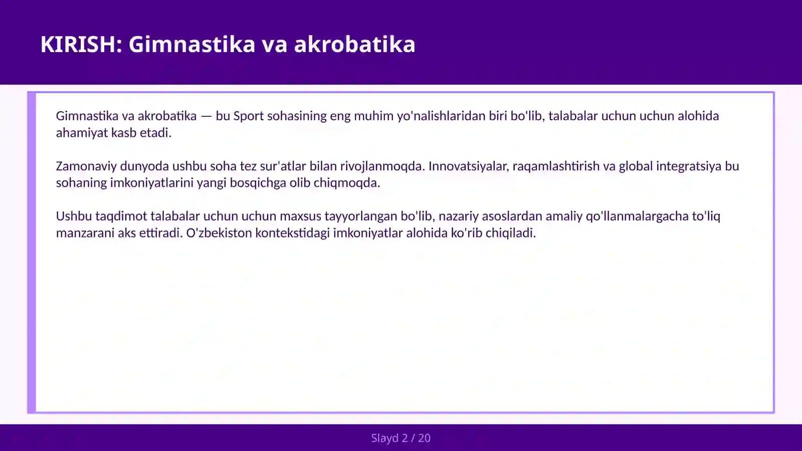 GIMNASTIKA VA AKROBATIKA 2