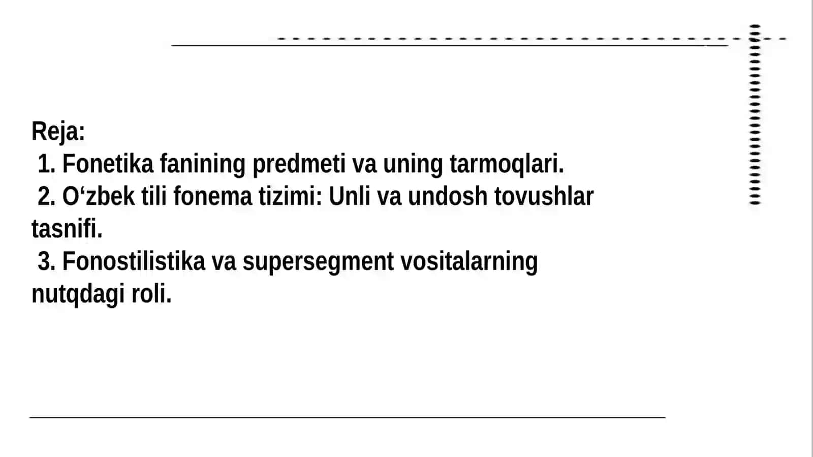 O‘zbektilifonetikasi va fonostlistikasi 2