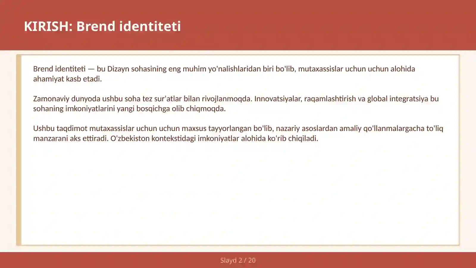 BREND IDENTITETI 2