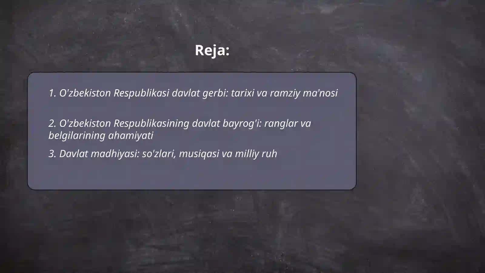 O'zbekiston Respublikasi davlat ramzlari va ahamiyati 2