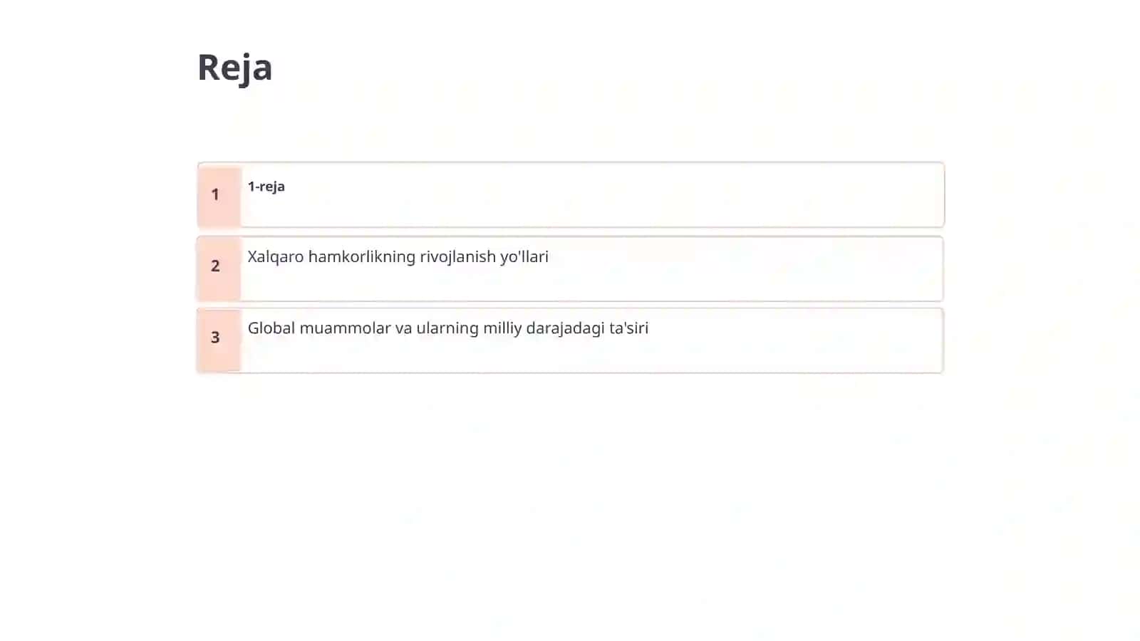Tinchlik va xavfsizlikni taminlash 2