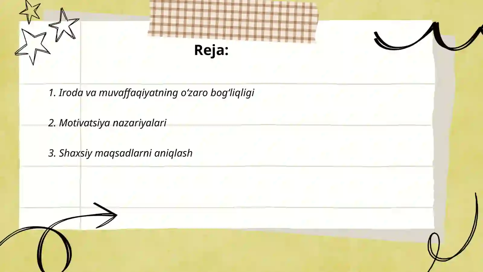 Iroda va mativatsiya 2