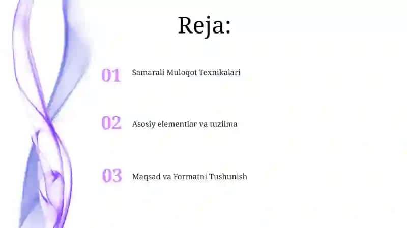 Samarali Muloqot Texnikalari 2