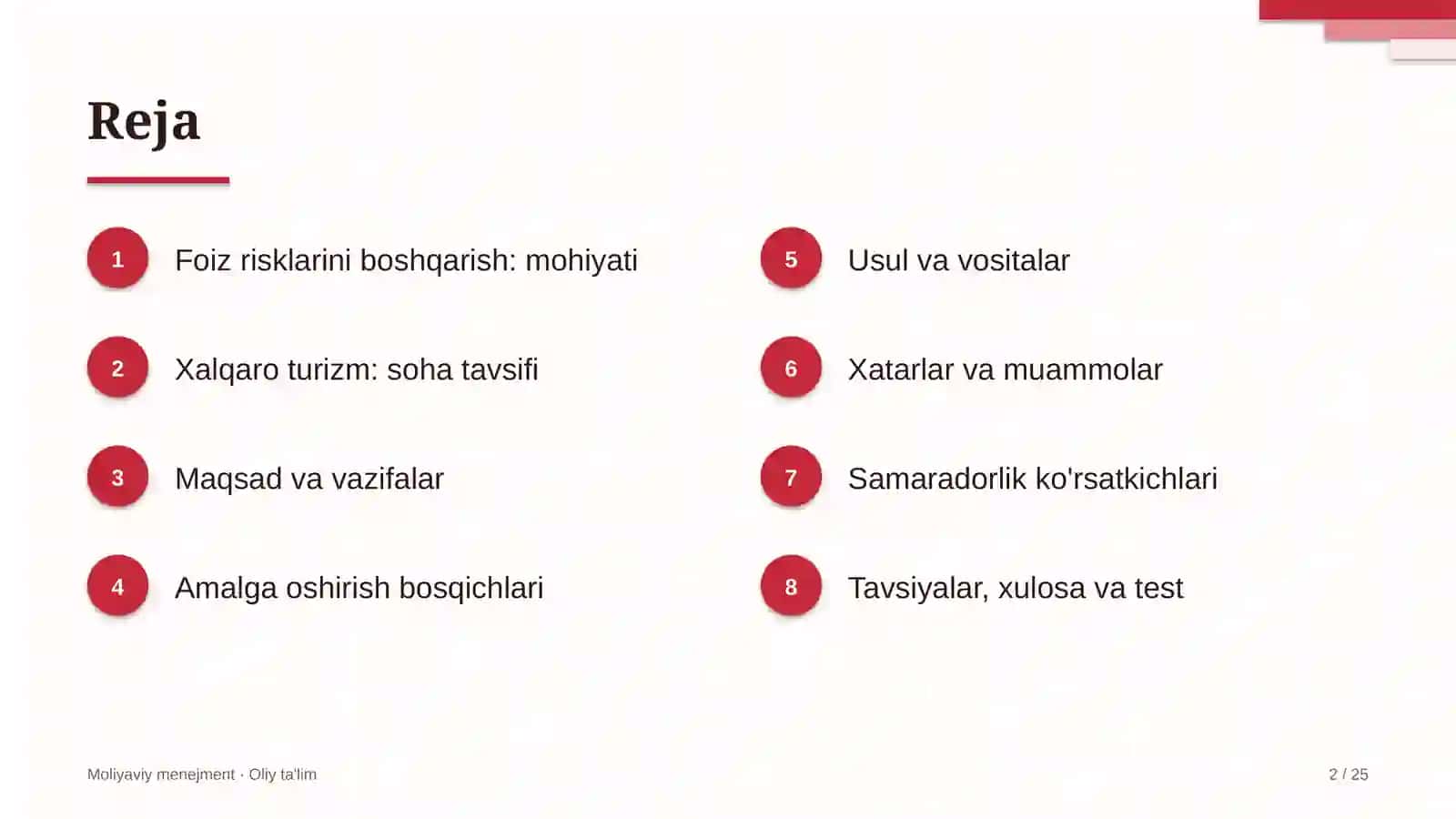 xalqaro turizmda foiz risklarini boshqarish 8265 2