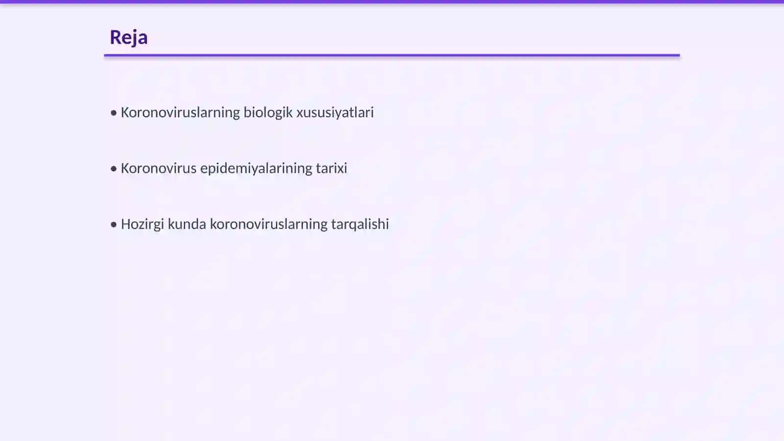 Koronoviruslar va ularning hozirgi kundagi muammolari 2