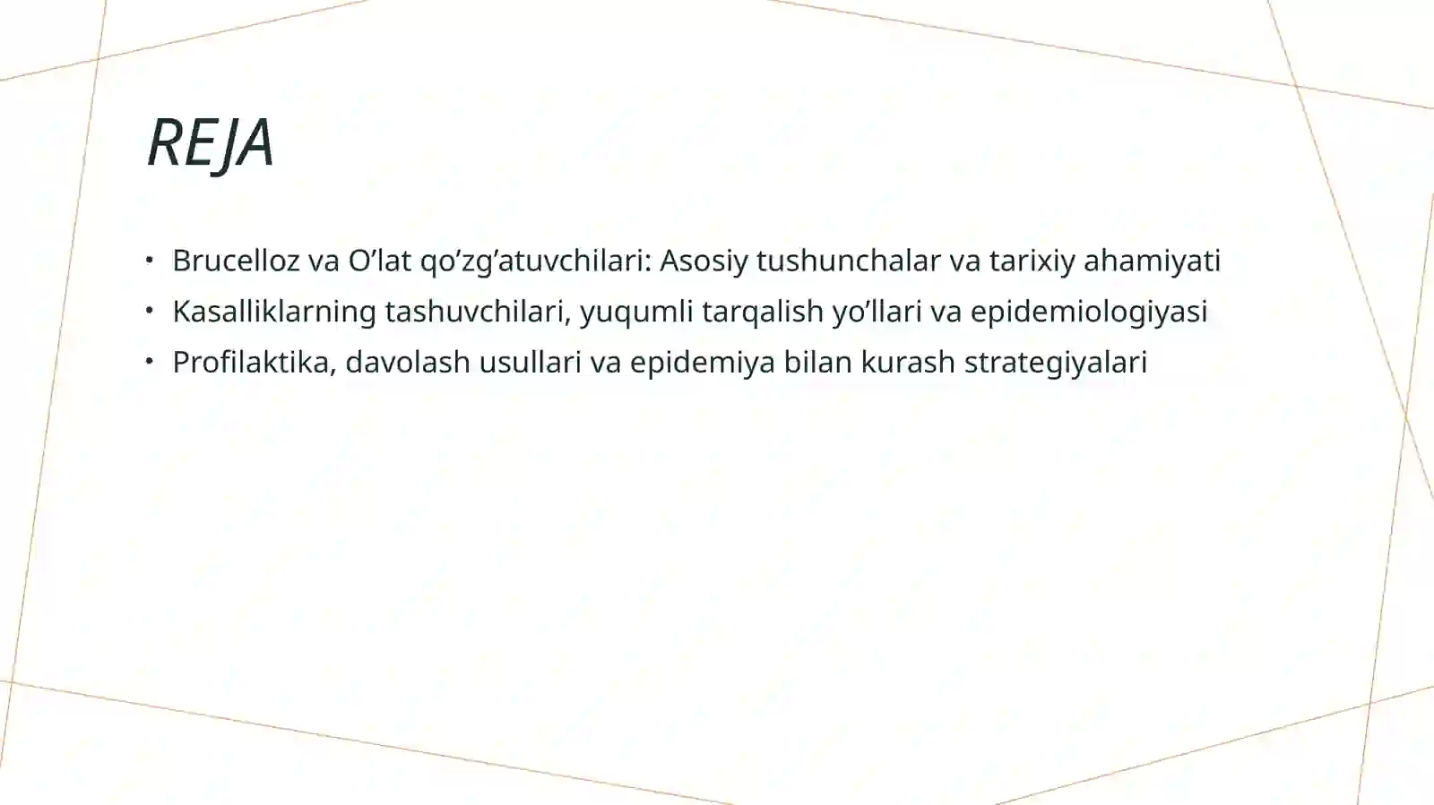 Brutsellyoz va o’lat qo’zg’atuvchilari 2