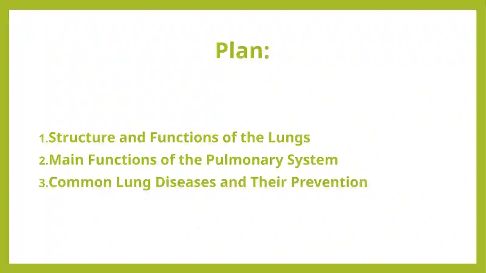 Lungs and a pulmonary system 2