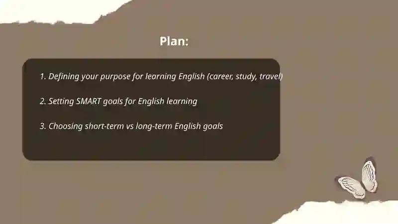 Setting your goal in learning English 2