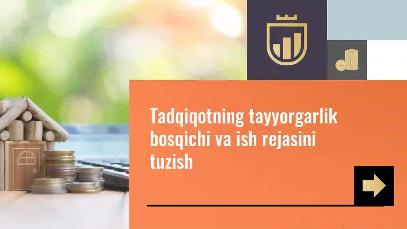 Tadqiqotning tayyorgarlik bosqichi va ish rejasini tuzish 2