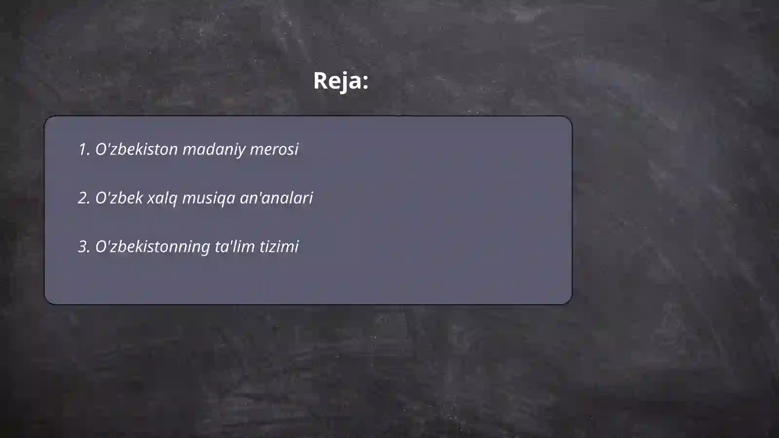 O'zbekiston madaniy merosi 2
