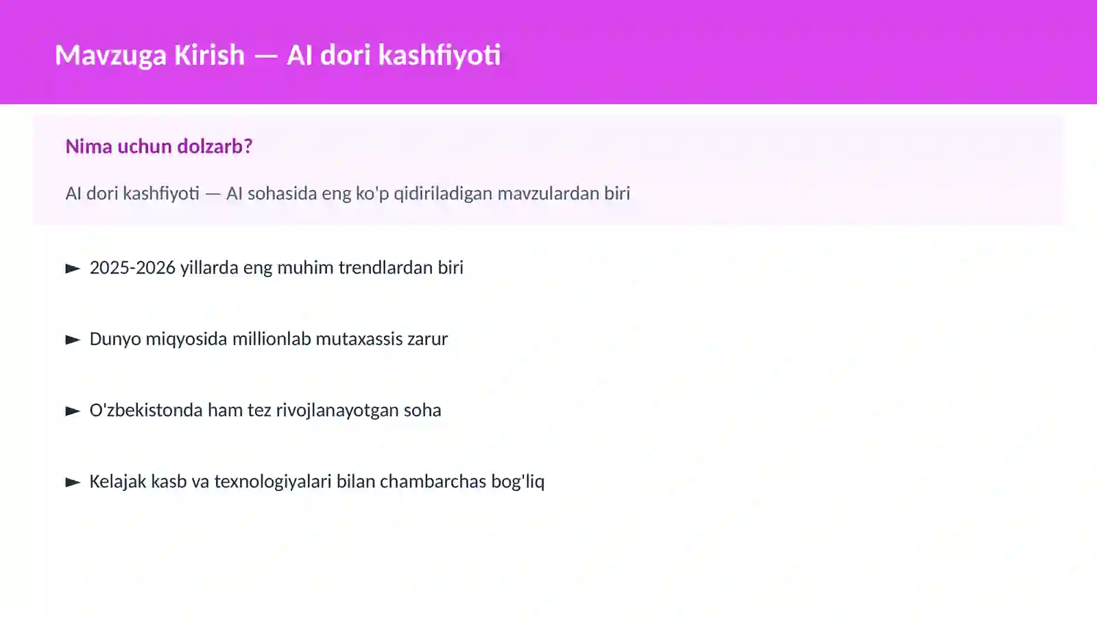 AI dori kashfiyoti 2