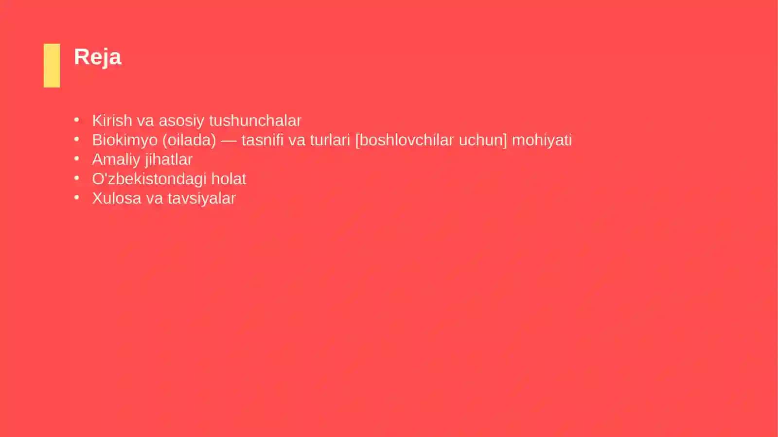 Biokimyo (oilada) — tasnifi va turlari [boshlovchilar uchun] 2