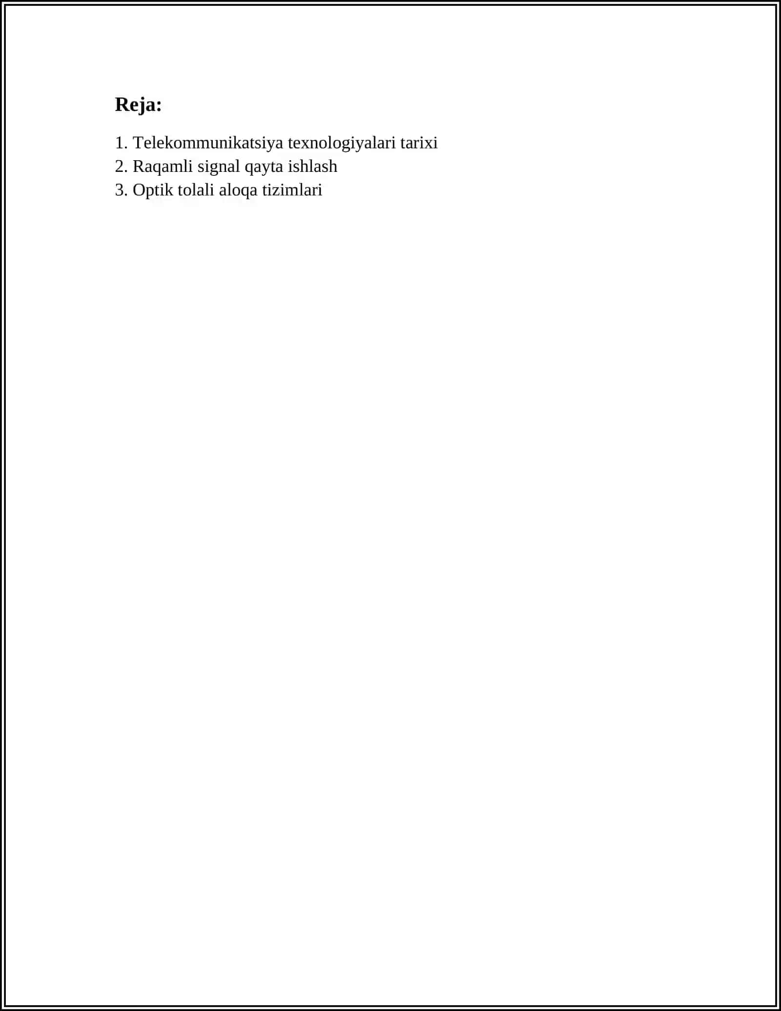 Telekommunikatsiya texnologiyalari tarixi 2