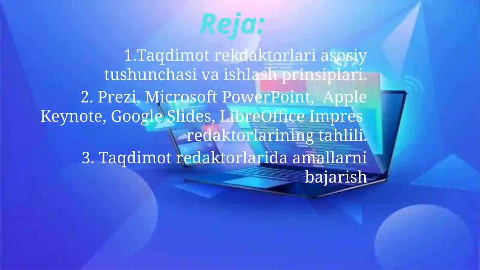 Tarmoqli texnologiyalari va Internet xizmatlari 2