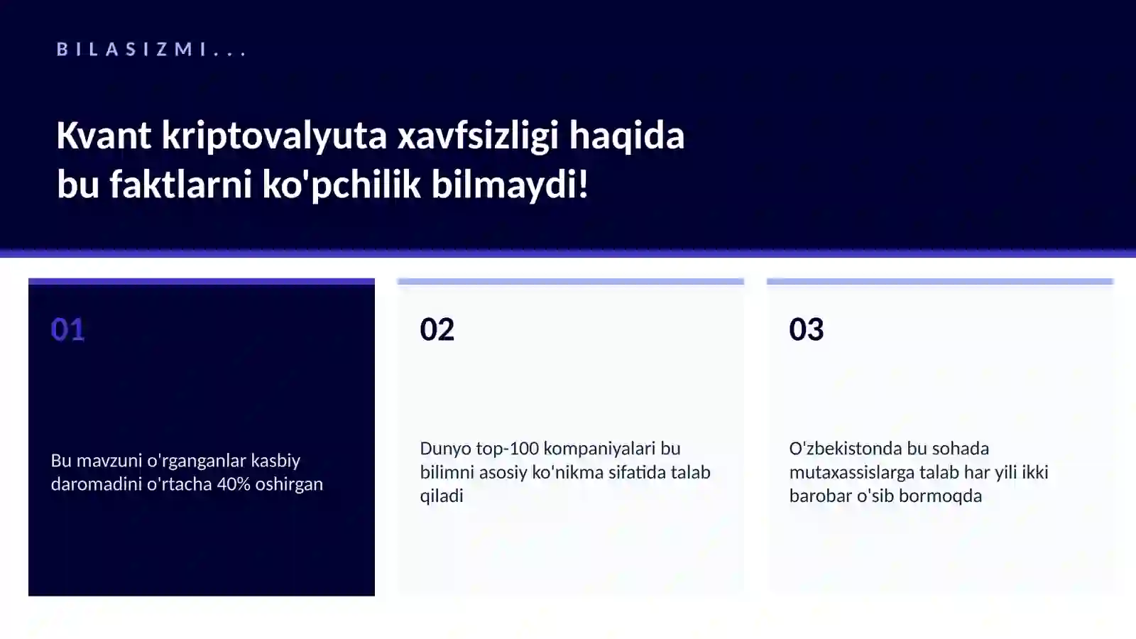 Kvant kriptovalyuta xavfsizligi 2