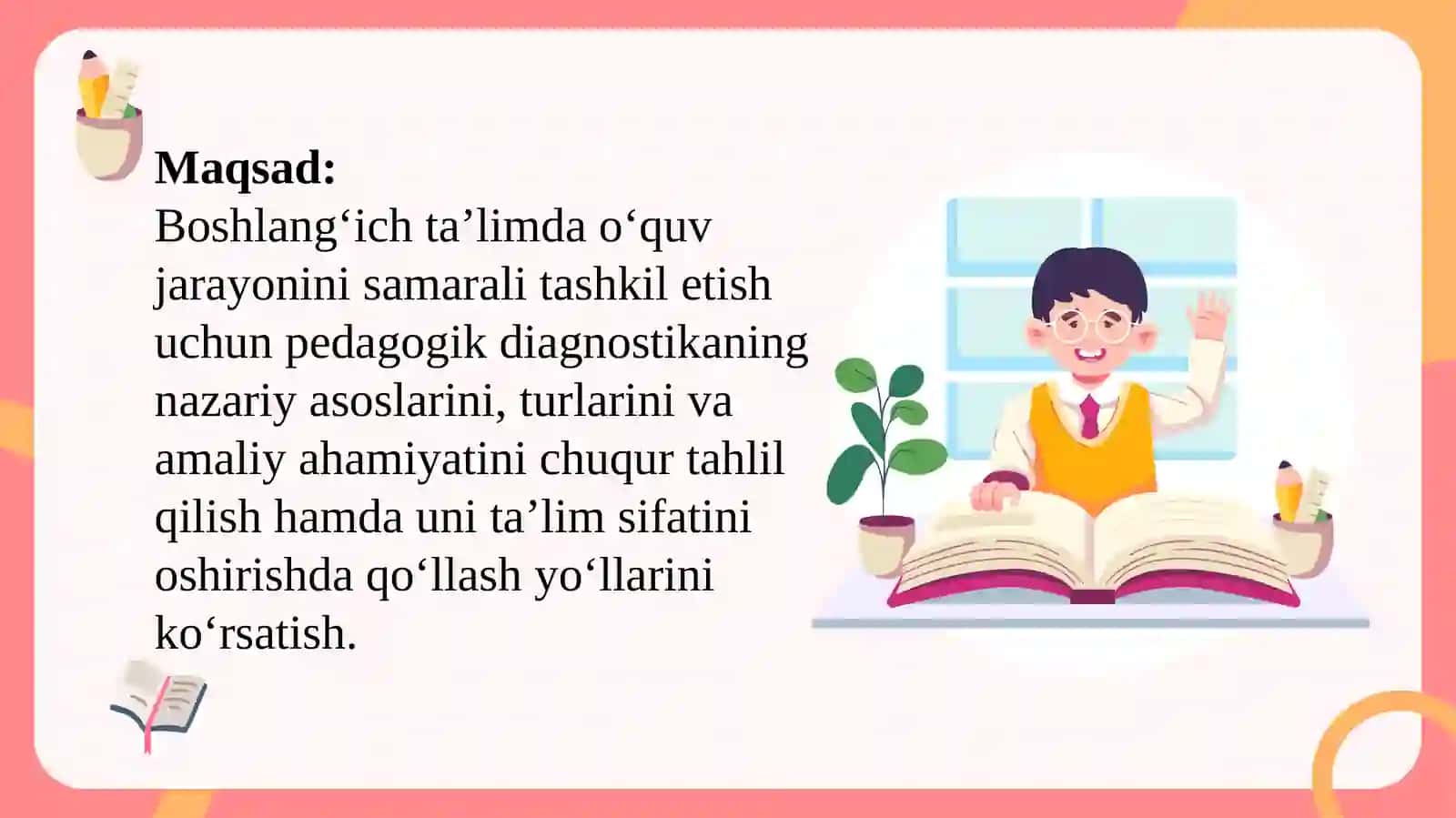 Boshlang‘ichta’limdao‘quvjarayoninitashkiletishningumumiydiagnostikasi 2