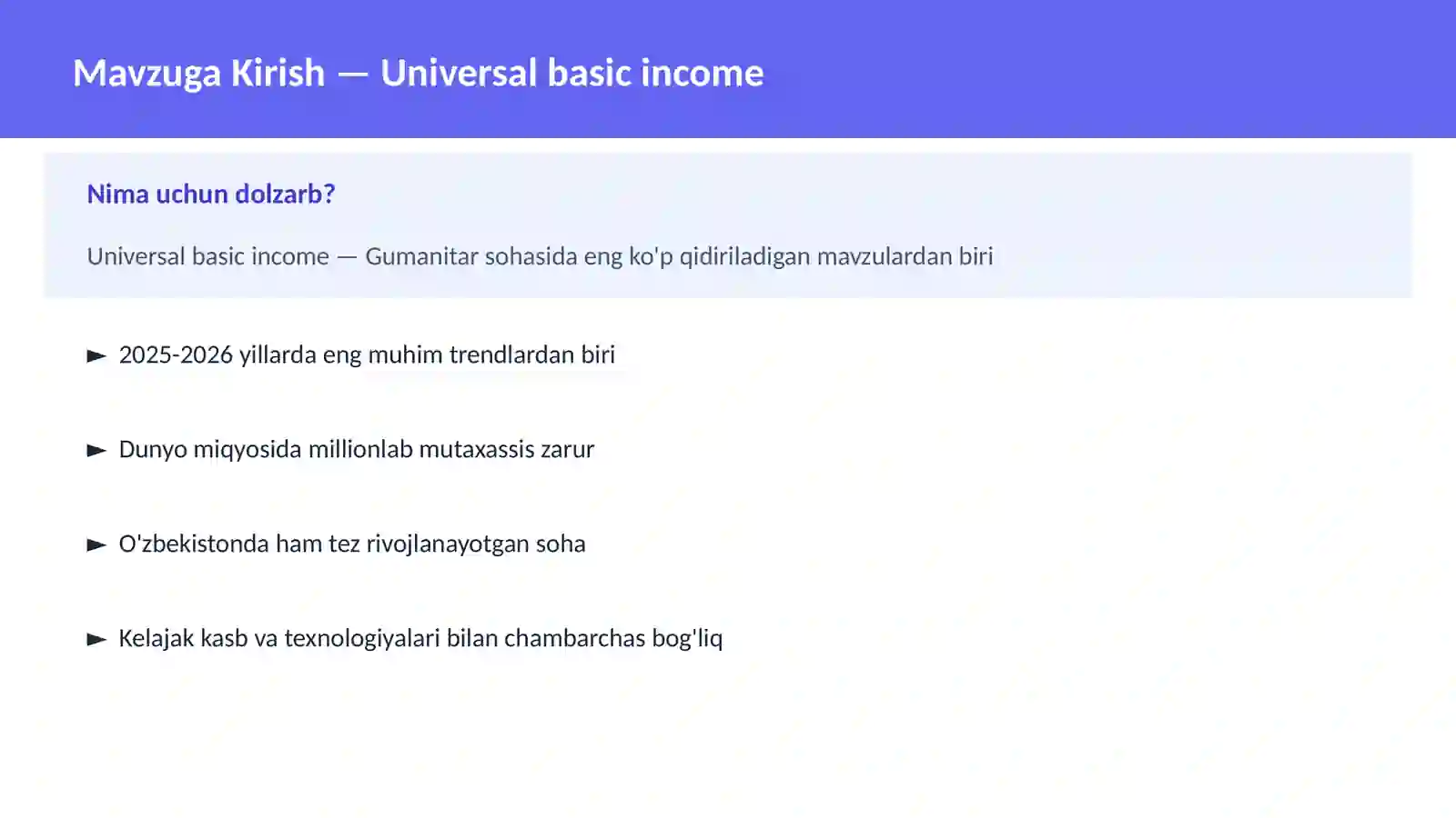 Universal basic income 2