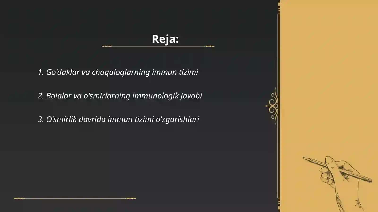 Go'daklar va chaqaloqlarning immun tizimi 2
