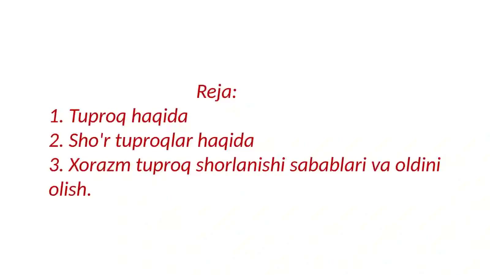 Xorazm tuproq shorlanishi 2