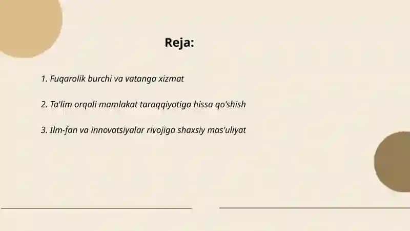 Fuqarolik burchi va vatanga xizmat 2