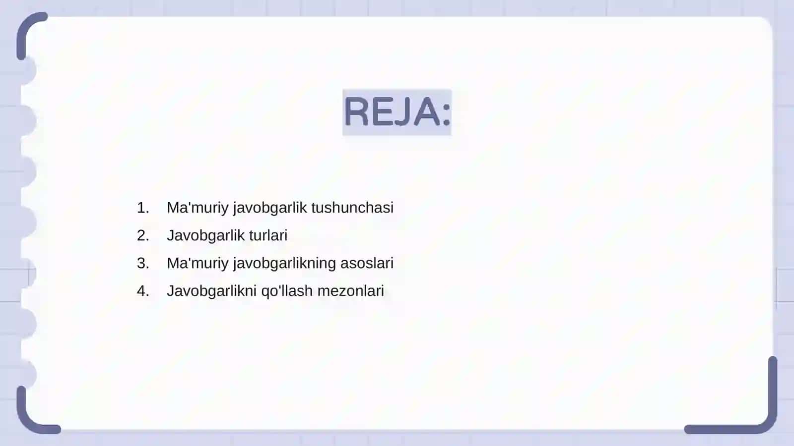 Ma'muriy javobgarlikni qo'llash usullari 2