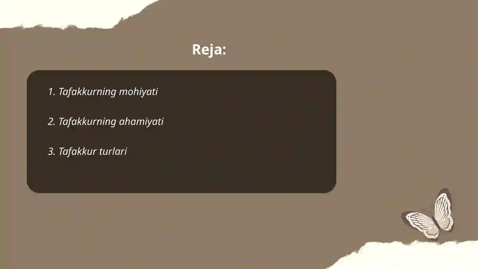 Tafakkur va uning turlari 2
