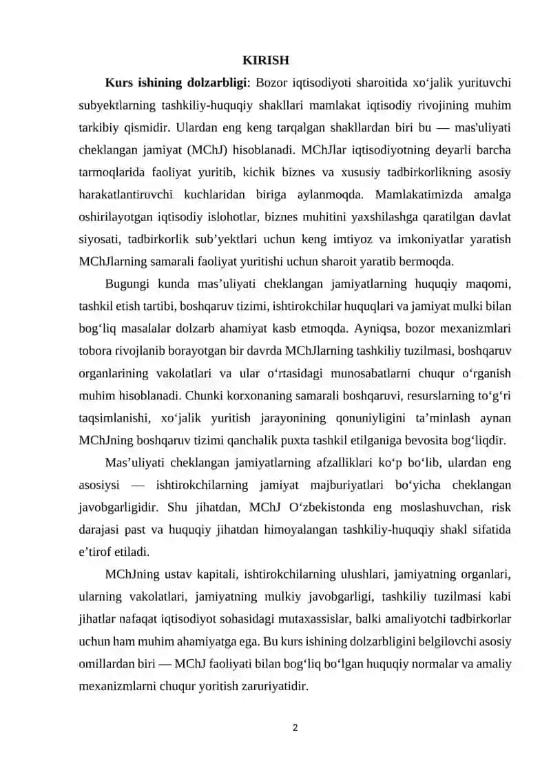 Mas’uliyati cheklangan jamiyat – tashkiliy birlik sifatida 2