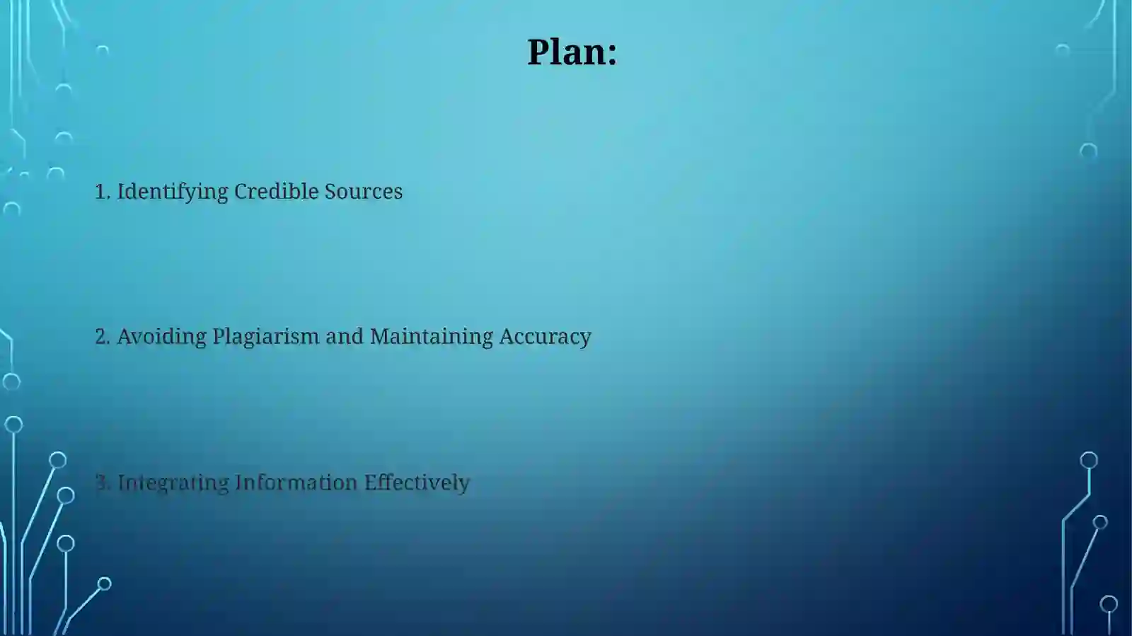 Combining sources 2