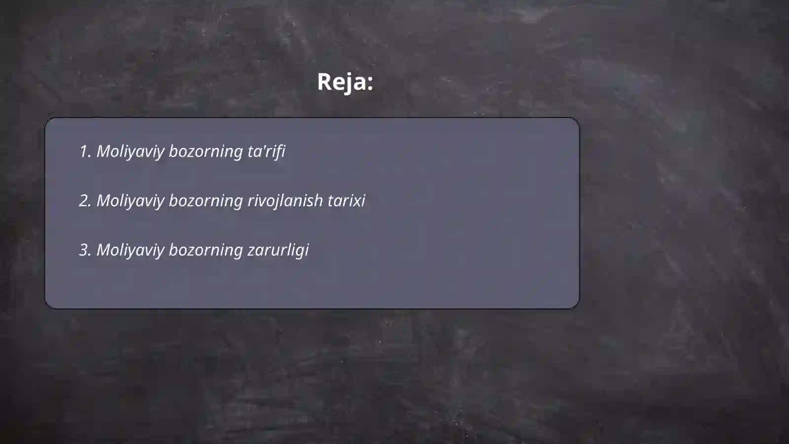 Moliyaviy bozorning mohiyati, zarurligi, asosiy vazifalari va turlari 2