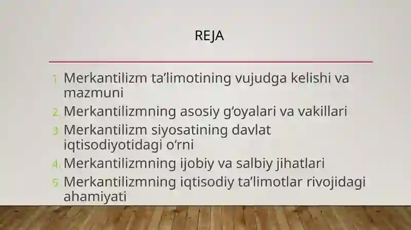 Merkantilizm 2