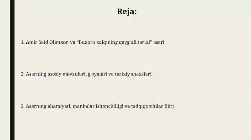 Buxoro xalqining qayg'uli tarixi 2