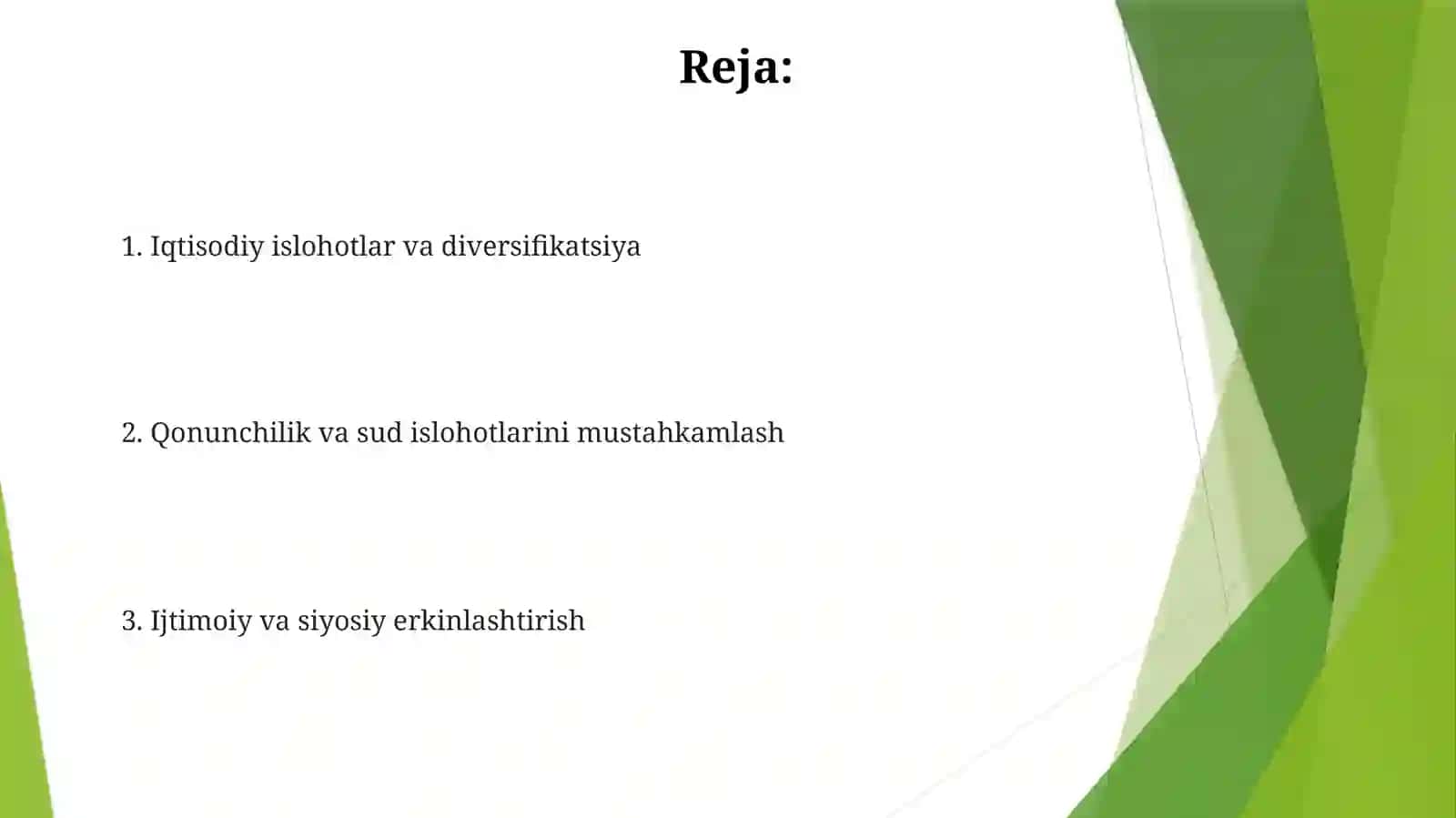 Mirziyoyev davrida O'zbekiston sud-huquq islohotlari (2017-hozir) 2