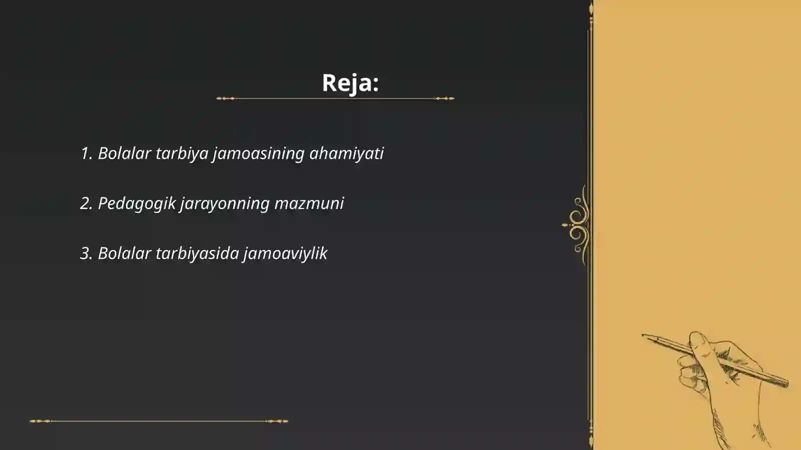 Bolalar tarbiya jamoasi yagona pedagogik jarayonning asosiy shakli 2